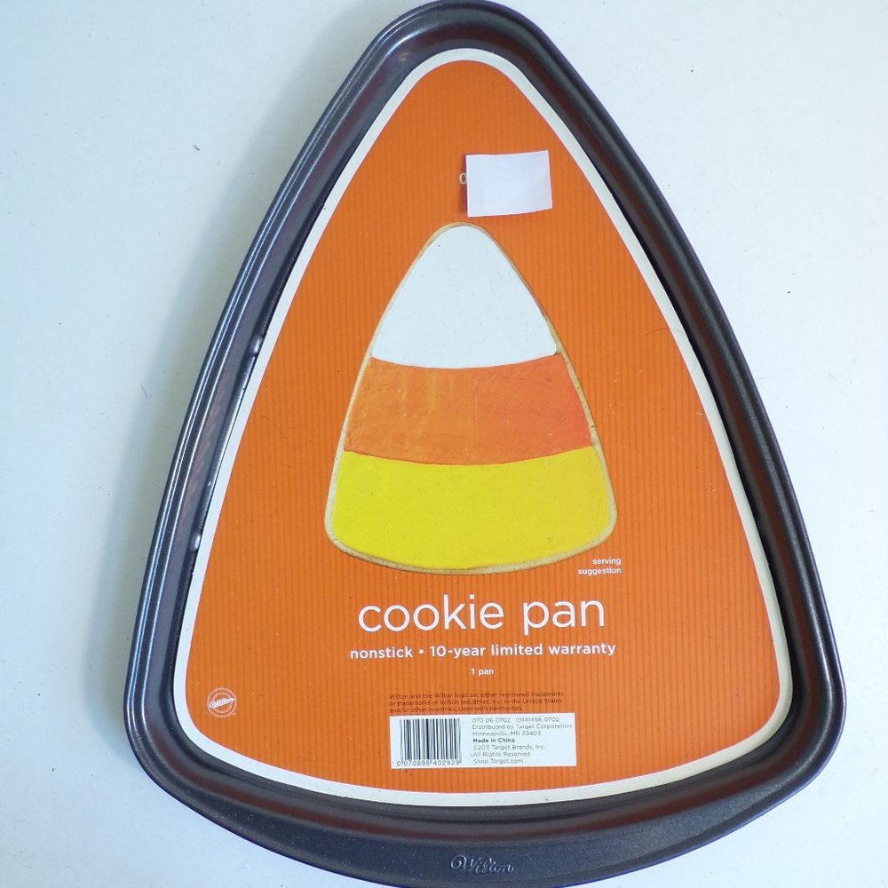 Halloween Pan Candy Corn Shape Nonstick Cookie Pan